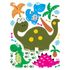 Wall sticker - Wall tattoo animals dinosaurs colourful 1