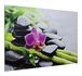 Bild Keilrahmen Wandbild 78x118 Wellness Steine Orchidee Bambus FengShui 2