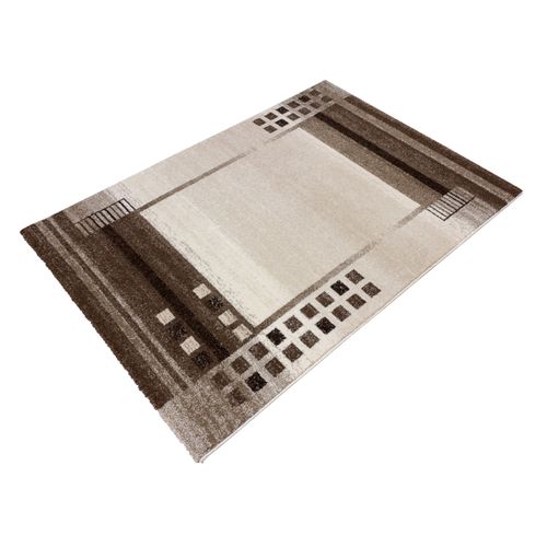 Teppich Manhattan Gabbeh Look Teppich beige Webteppich