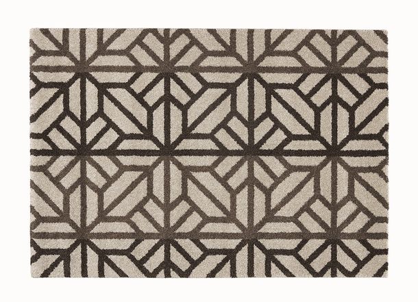 SCHÖNER Wohnen Teatro pattern designer carpet sand brown