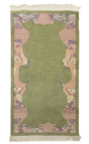 Handgeknuepfter-Original-Tibet-Nepal-Teppich