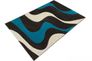 Florence Modern Designer Carpet 200x290 cm gray turquoise 3