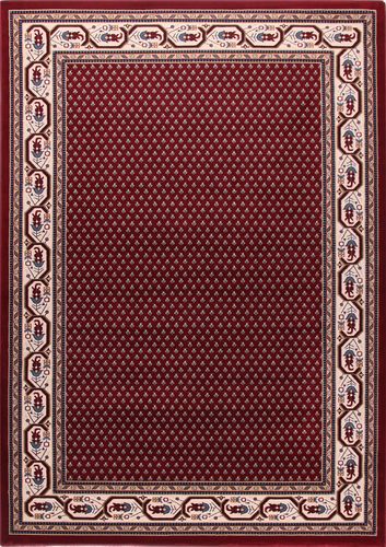 Short pile rug Oriental red cream Excellent border