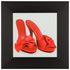 Set of 3 murals High Heels red orange 4