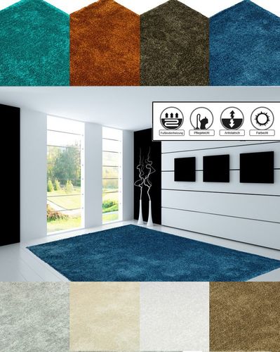 Schöner Wohnen Teppich Emotion Shaggy Designer Teppich in 5 Größen und 9 Farben