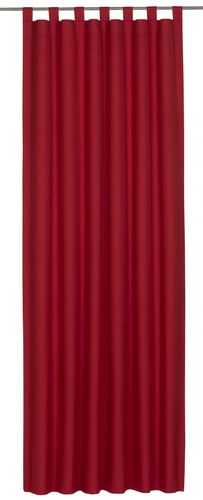 Loop curtain Twilight blackout fabric red 194093