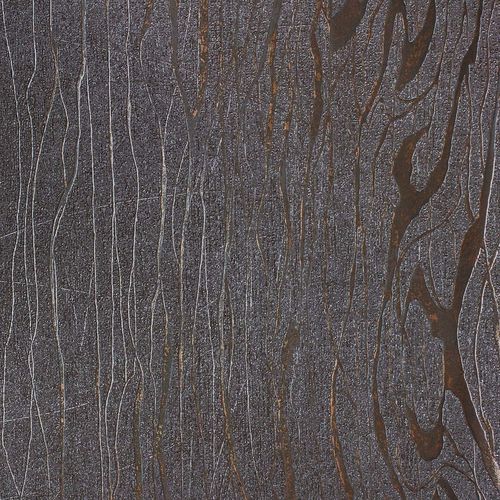 Luigi Colani non-woven wallpaper texture silver brown 53329