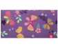 Kids Carpet Butterfly Papillon Rug in 2 Colors purple