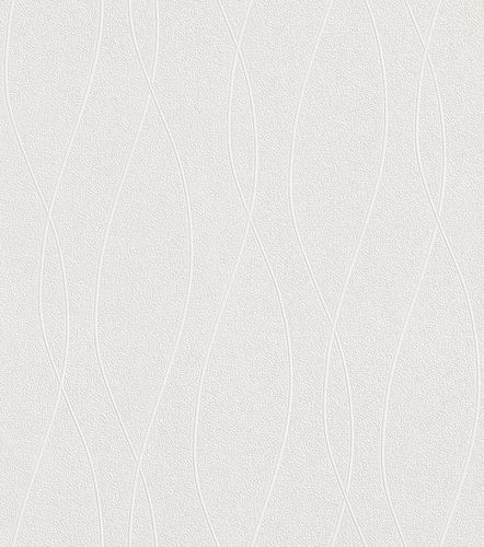 Tapete Struktur Linien Rasch Wallton 142501 cremeweiß