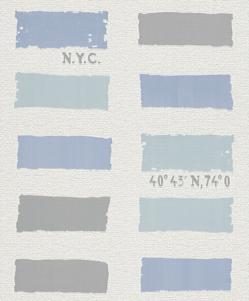 Vliestapete beige blau grau Stempel Rasch Home Vision Eastcoast Tapete 426809 2