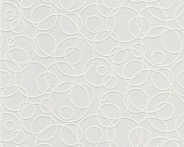 Wallpaper non-woven paintable circles 5611-14