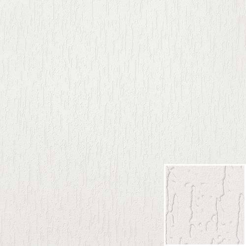 Vinyl Wallpaper Paintable Texture White Grandioso 15m XXL