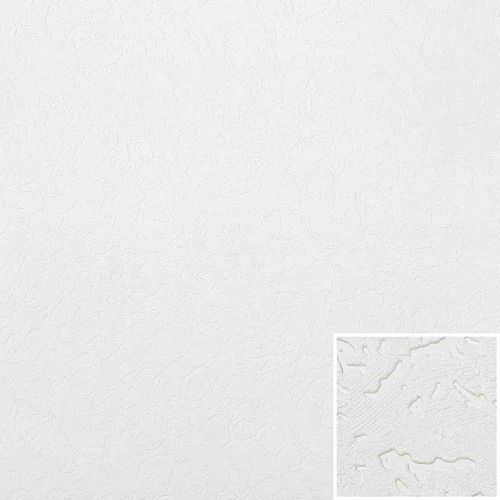Vinyl Wallapper Paintable White Grandioso 15m XXL 2728-12