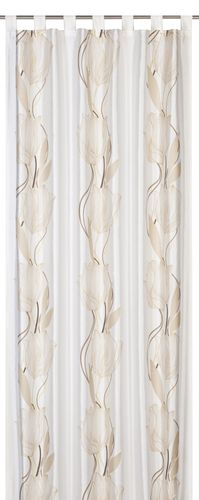 Schlaufenschal Blumen Seduction 140 x 255 cm braun 187200