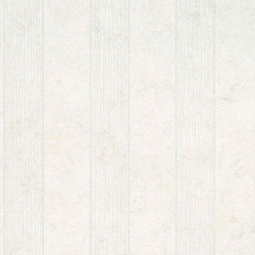 Non-woven wallpaper striped cream silver metallic 56833