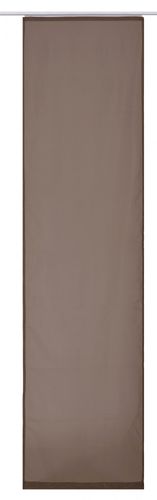 Panel curtain transparent uni brown 60x245cm 197209