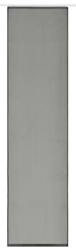 Panel curtain transparent uni grey 60x245cm 197216