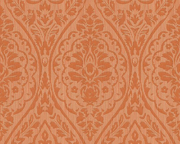 Wallpaper non-woven baroque orange Architects Paper Tessuto 96195-2