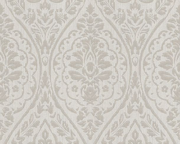 Wallpaper non-woven baroque grey white Architects Paper Tessuto 96195-5