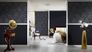 Room picture Wallpaper viscose plain black Metallic Silk 9685-31 2