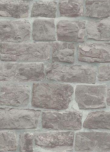 Wallpaper non-woven stones grey Erismann Brix Unlimited 5818-10