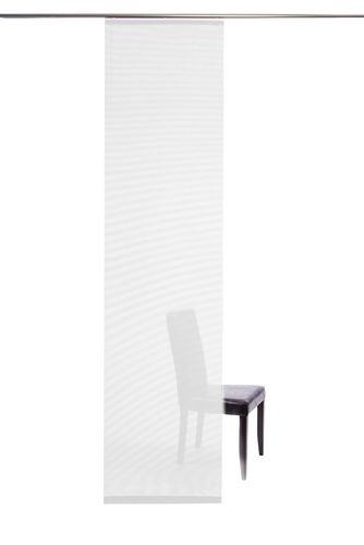 Panel curtain semi transparent white plain 5802-00