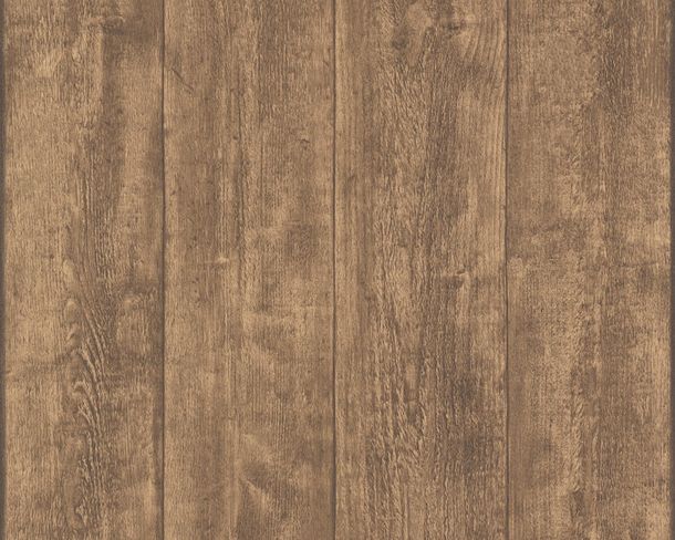 Wallpaper wood design board brown AS Creation 7088-23