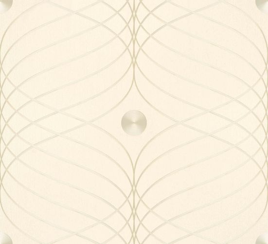 Product Picture Colani designer wallpaper Evolution Marburg wave cream 56335