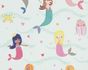 Wallpaper kids Boys & Girls mermaid white 30569-1 1