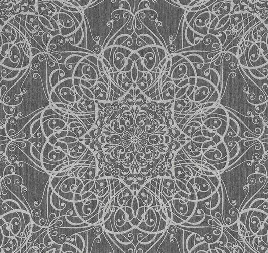 Guido Maria Kretschmer wallpaper black ornament 02465-10