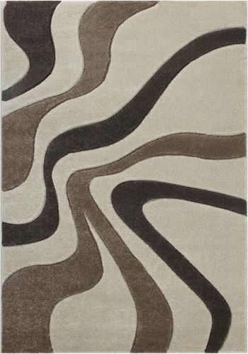 Flatwoven rug Florida beige graphic 8003