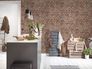 Wallpaper stone look wall red brown 30219-1 6