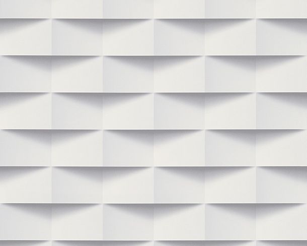 Non-woven wallpaper AS Creation Authentic Walls geometric white grey 30248-1