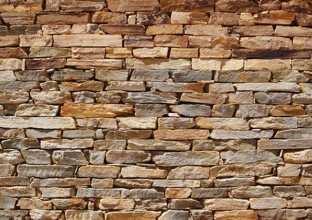 Photo wallpaper wallpaper stone optics stonewall cream 360x254 cm FTS 1319