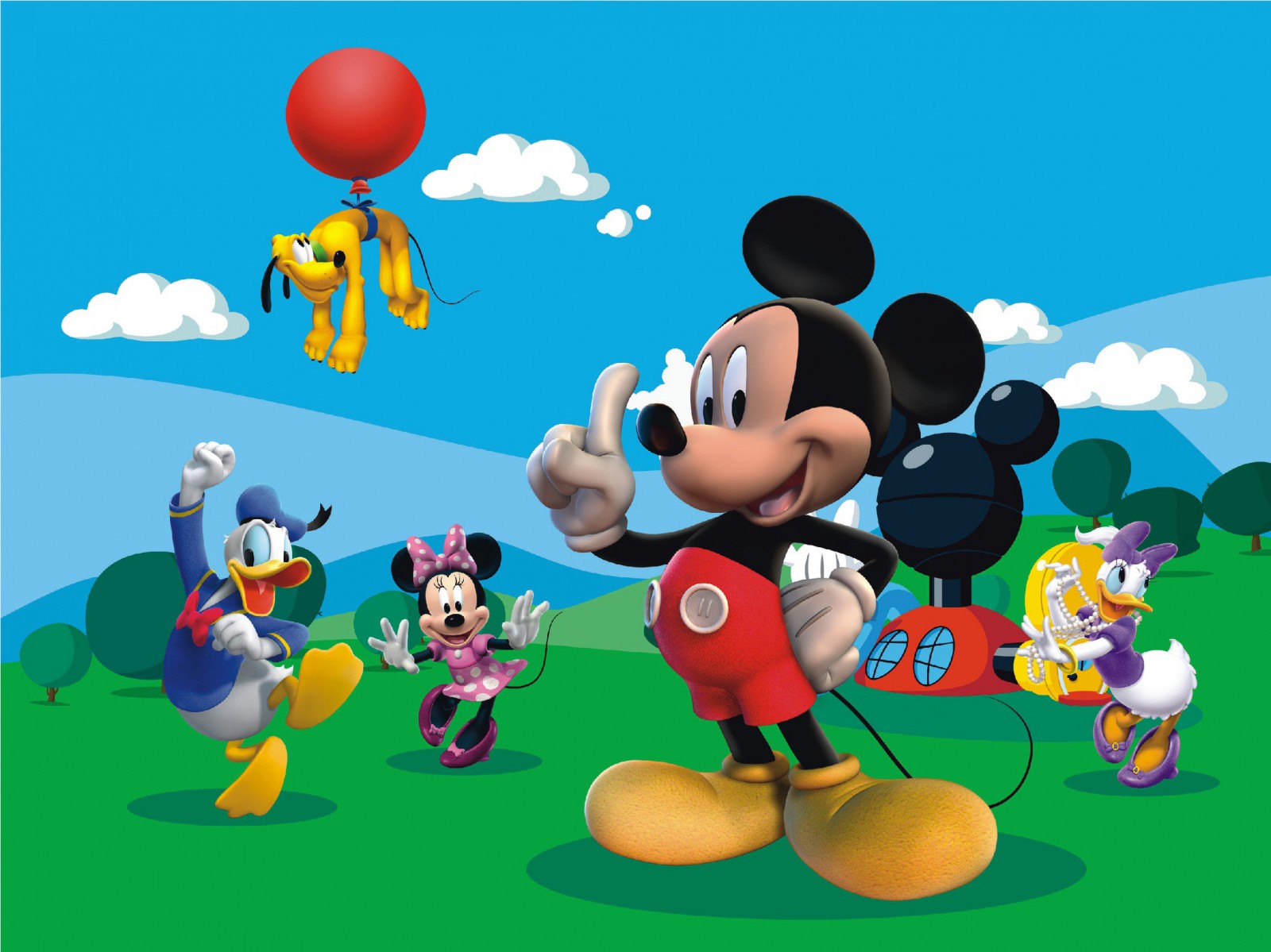 Mickey Mouse Clubhouse Wallpaper Border Mickey Mouse Clubhouse Wallpaper Border