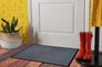 Door Entrance Barrier Runner Rug Grey Basic Clean 90cm 5