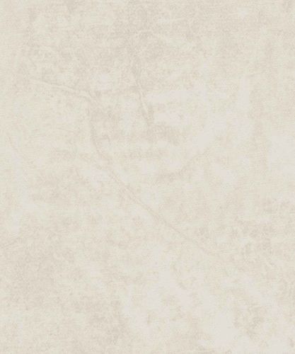 Wallpaper single-coloured plain cream non-woven Marburg La Veneziana 3 57937