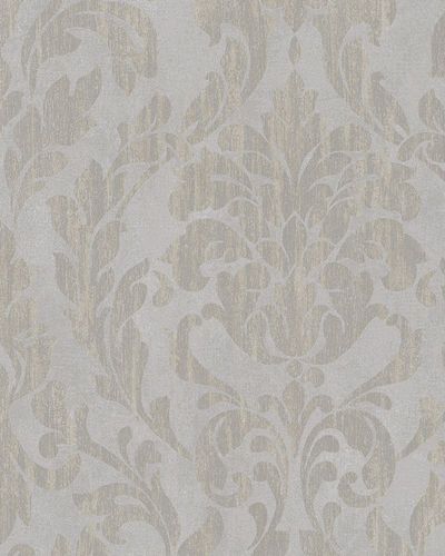 Wallpaper vines ornaments shine grey taupe beige Marburg Nabucco non-woven 58034