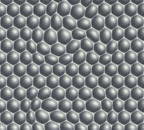 Picture Mac Stopa Wallpaper graphic 3D Wabe bowl grey 32720-3