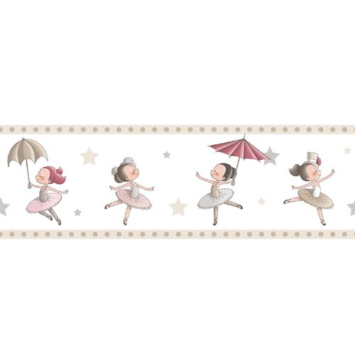 Wallpaper Border ballet girl World Wide Walls beige 330457