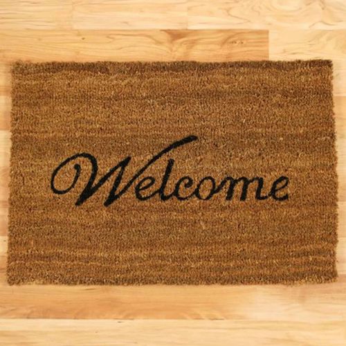 Türmatte Kokos Kokosmatte Welcome 40x60 cm