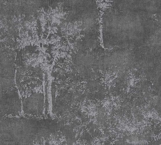 Wallpaper vintage tree anthracite AS Creation 33603-5