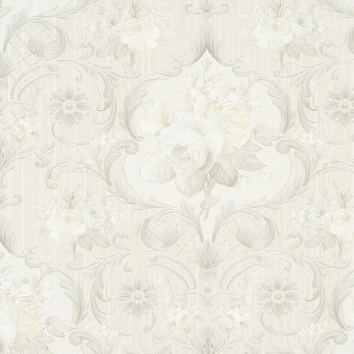 Tapete Vlies Ranken Blumen creme Marburg Opulence Classic 58264