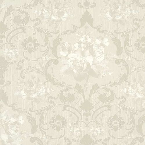 Tapete Vlies Ranken Blumen cremebeige Marburg Opulence Classic 58269