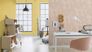 Sample Wallpaper plain textured yellow wallpaper Rasch Florentine 449839 3