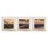 Set of 3 Framed Murals Picture Lighthouse Beach Ocean 23x23cm 1