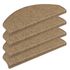 Cognac Stufenmatte Sisal Naturfaser Stufenschoner Matte Campus versch. Farben 28x64cm 4