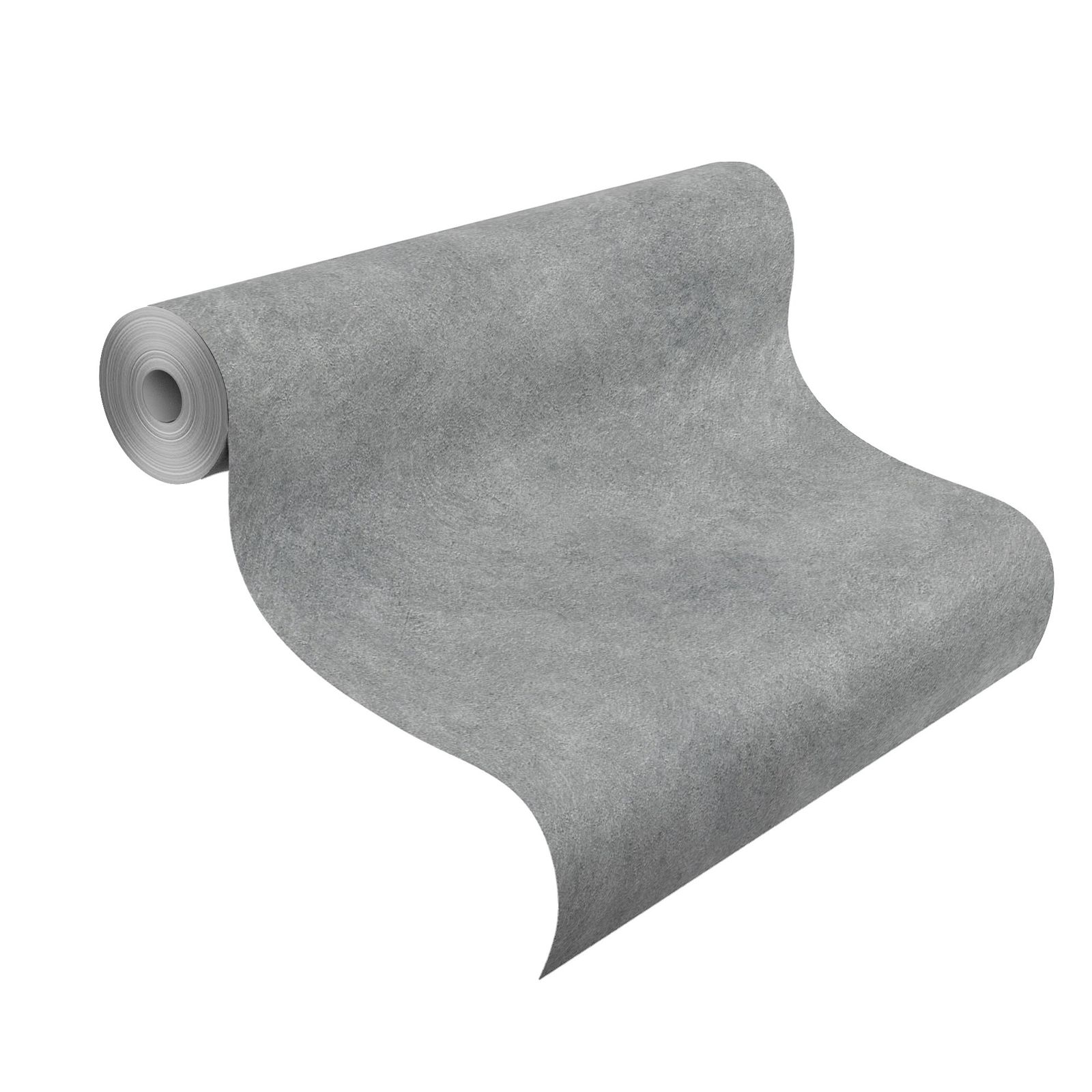 588361 Tapete Vlies Uni Struktur grau silber Rasch Metal Spirit 2,56€//1qm