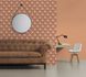 Wallpaper leather 3D cognac gloss Hermitage 34144-3 3