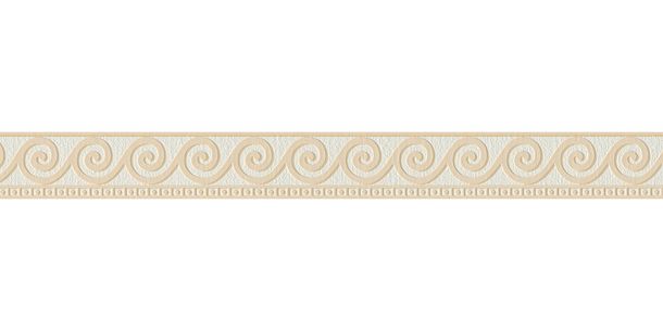 Article picture Wallpaper Border self-adhesive waves white beige 2592-19